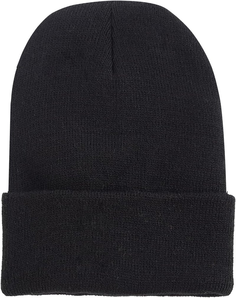 Dfqsofd Beanie for Men Women, Knitted Hats for Women Soft Warm Winter Hat Unisex Cuffed Beanie Skully Cap for Cold Weather - Image 1